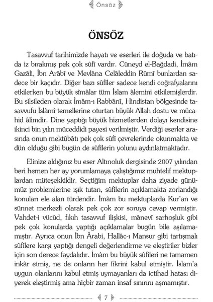 İmam-ı Rabbani'nin İzinde Manevi Yolculuk