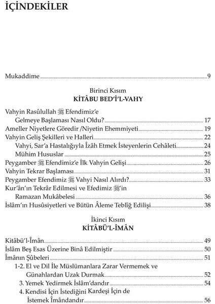 Buhari'De İman Ve İlim-Murat Kaya modelleri