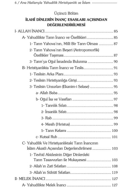 Yahudilik Hıristiyanlık ve İslam fırsatları