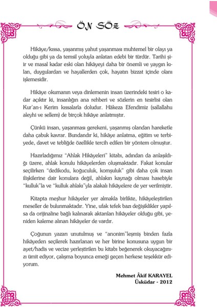 Hayatı Güzelleştiren Ahlak Hikayeleri -Mehmet Akif Karayel fırsatları