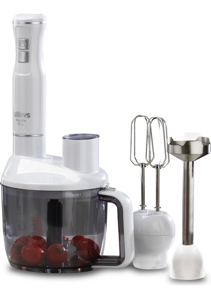 El Blender Seti, Beyaz, Çok Fonksiyonlu ve Pratik Kullanım Için Idealdir fırsatları