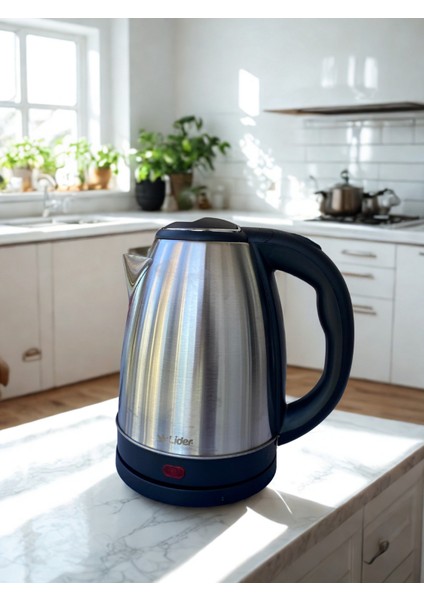 Çelik Gövde Su Isıtıcı 1,8 Lt Hızlı Kaynatma Özelliği