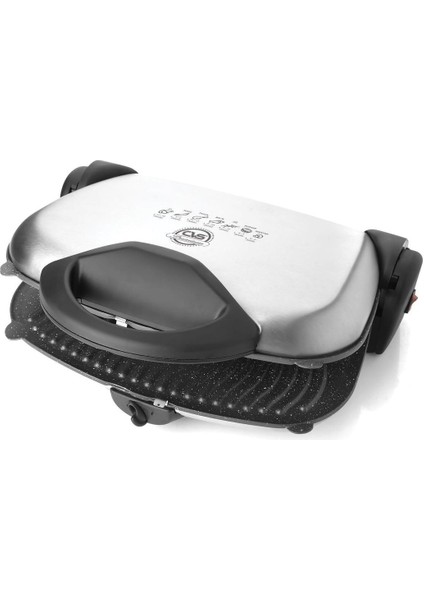 Gri Tost Makinesi Dn 3569, Pratik ve Şık Tasarım, Hızlı ve Eşit Pişirme Sağlar.