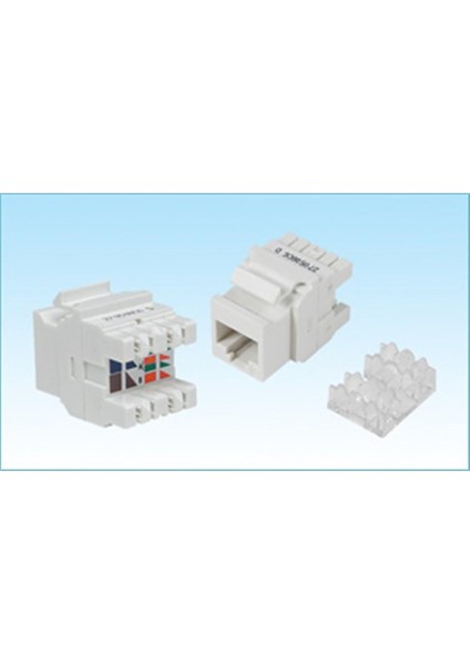 Cat6 Utp Keystone Jack 180 Derece