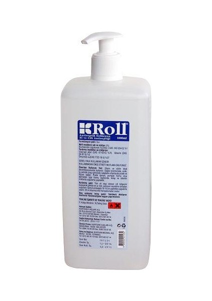 Antiseptik El Cilt Antiseptiği Dezenfektanı 1000 ML