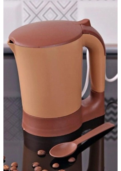 Küçük Elektrikli Su Isıtıcı ve Kahve Makinesi, Pratik Kullanım, Kahverengi Renk fiyatları