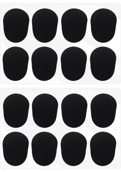 16PCS Alto/tenor Sax Klarnet Ağızlık Yamaları Pedler Yastıklar 0 8mm Siyah 16 Paket (Yurt Dışından) fiyatları