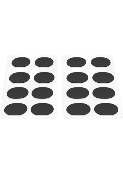 16PCS Alto/tenor Sax Klarnet Ağızlık Yamaları Pedler Yastıklar 0 8mm Siyah 16 Paket (Yurt Dışından) modelleri