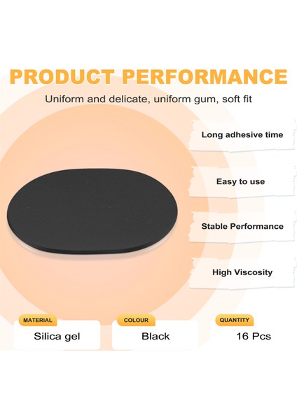 16PCS Alto/tenor Sax Klarnet Ağızlık Yamaları Pedler Yastıklar 0 8mm Siyah 16 Paket (Yurt Dışından) fırsatları