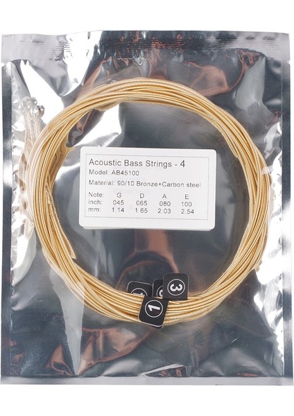 4pcs/set Akustik Bass String Müzikal Aletler Için Bas Dizeleri Bas Parça (Yurt Dışından) modelleri