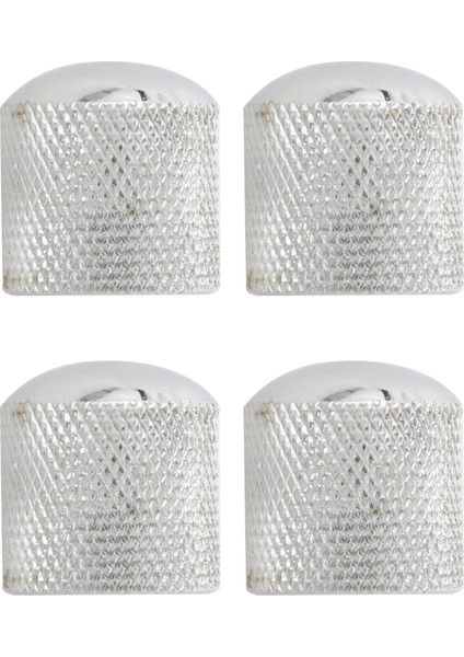 Fender Tele Değiştirme Için 16X Gitar Kubbe Kontrol Düğmeleri Gümüş (Yurt Dışından)