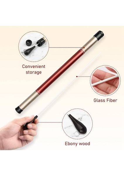 Baton Şef Baton Müzik Batonu Depolama Silindiri Abanoz Kollu Orkestra Batonu Müzik Batonu (Yurt Dışından) fiyatları