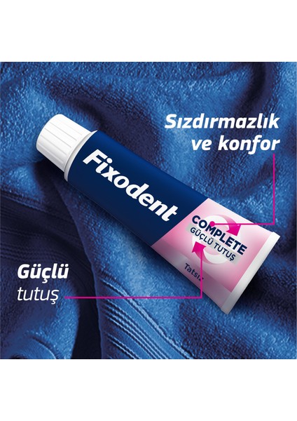 Complete Aromasız Diş Protez Yapıştırıcı Krem 47 gr – Güçlü Tutuş, Sızdırmazlık ve Gün Boyu Konfor