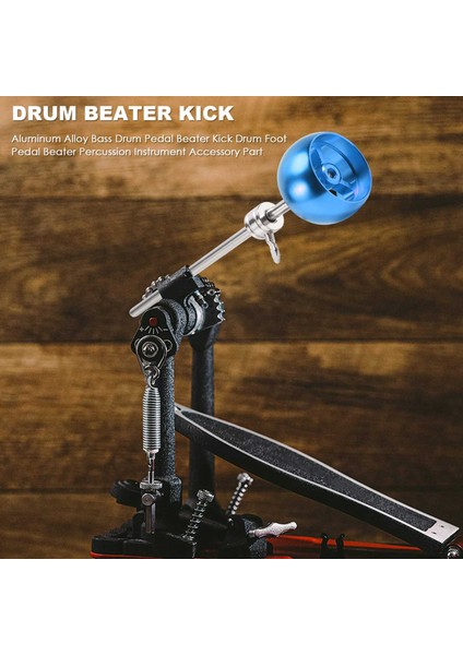 Alüminyum Alaşım Bas Davul Pedal Pedal Çırpıcı Davul Yuvası Pedal Çırpıcı Perküsyon Enstrümanı Aksesuar Parçası Mavi (Yurt Dışından) fırsatları
