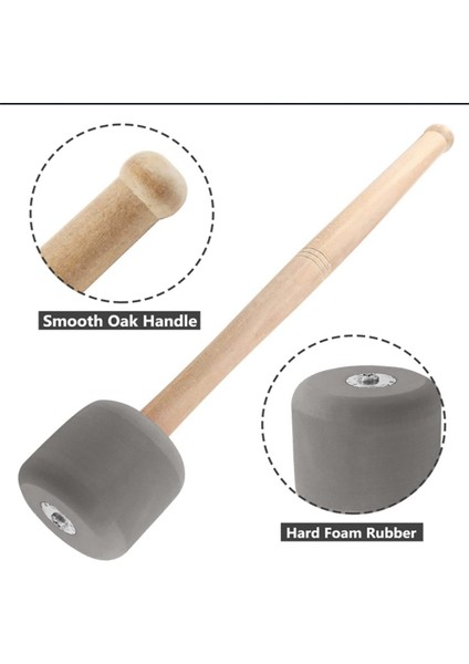 8pcs Bas Davul Tokançıları Çubuklar Maletler Köpük Kafası Davul Maletleri Yürüyüş Bandı Perküsyonu (Yurt Dışından) fiyatları