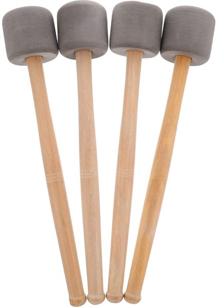 8pcs Bas Davul Tokançıları Çubuklar Maletler Köpük Kafası Davul Maletleri Yürüyüş Bandı Perküsyonu (Yurt Dışından) fırsatları