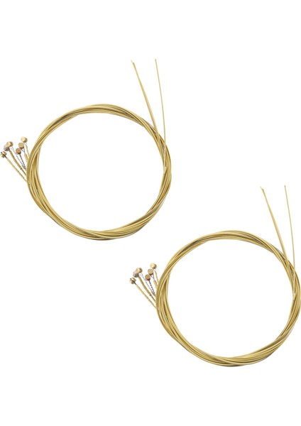 12 Pcs Çelik Dizeleri Akustik Gitar Yeni Gümüş+Pirinç Değiştirme (Yurt Dışından)