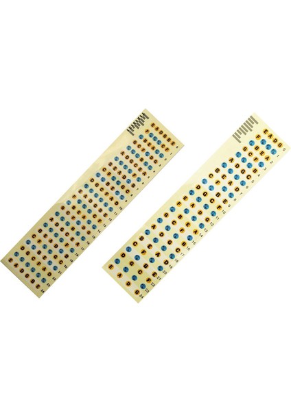 2 Pcs Gitar Köprü Not Çeşitleri Klepboya Frets Yeni Başlayan Öğrenci Uygulaması Için Harita Çıkartması Uyum 4 &amp 6strings Bas Gitar (Bas-Multicolor &amp Gitar-Multicolor) (Yurt Dışından)