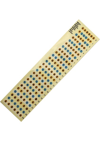 2 Pcs Gitar Köprü Not Çeşitleri Klepboya Frets Yeni Başlayan Öğrenci Uygulaması Için Harita Çıkartması Uyum 4 &amp 6strings Bas Gitar (Bas-Multicolor &amp Gitar-Multicolor) (Yurt Dışından) modelleri