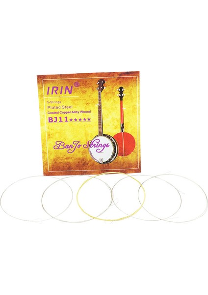 Irin 10PCS BJ11 Banjo String Paslanmaz Çelik Kaplı Bakır Alaşım Yarı ( 009- 020) (Yurt Dışından) fiyatları