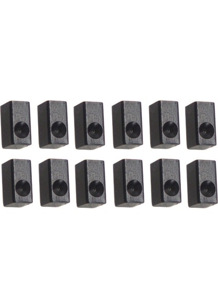 12 Adet Gitar Tremolo Köprü Eyer Kelepçe Basınç Kilidi Ipi Elektro Gitar Parçaları Için Metal Blok Ekle (Yurt Dışından)