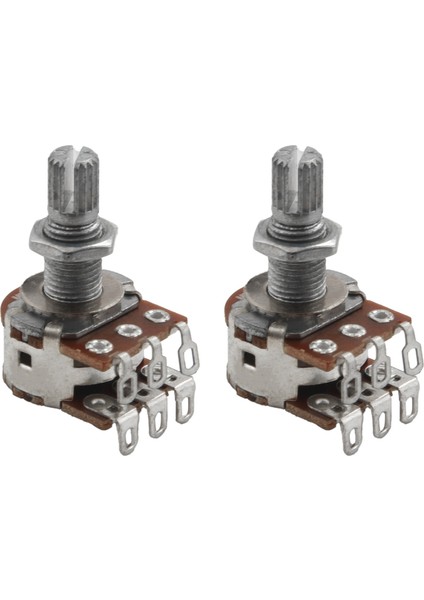 2pc MN500K Çift Karışım Dengesi Potansiyometre (Pot) Gitar Bas Hacim Tonu Kontrol Anahtarı (Yurt Dışından)