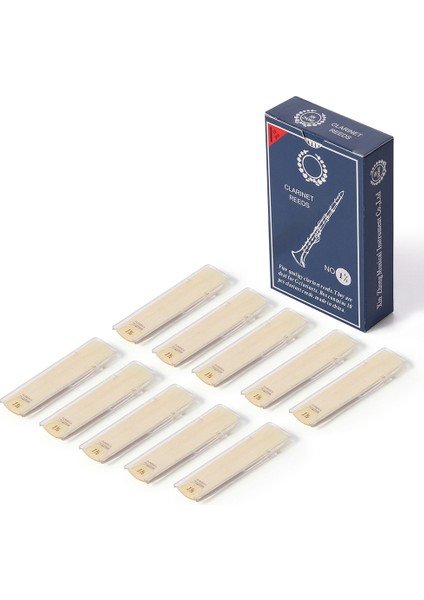 10 Adet Klarnet Klarnet Kamış Sazlık Enstrüman Aksesuarları Sertliği 1 5 (Yurt Dışından)