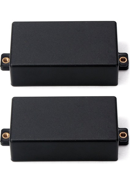 2x Plastik Sızdırmaz Humbucker Pikap Kapağı Uygun Sq St Pikap Gitar Parçaları (Siyah) (Yurt Dışından)