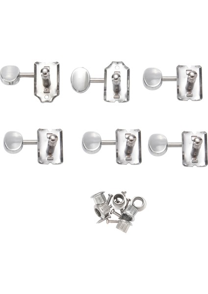 6r Vintage Style Elektro Gitar String Tuning Pegs Tuner Makine Başlıkları Stratocaster Strat Telecaster Için (Yurt Dışından)