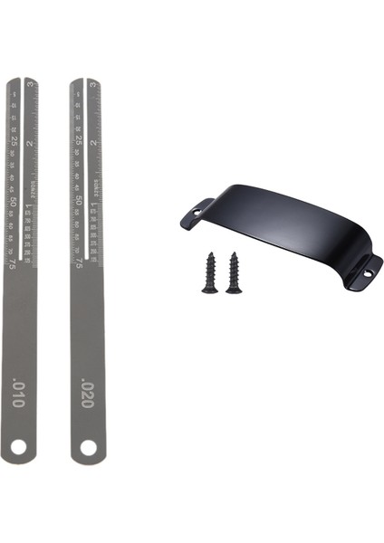 Gitar Fret Çekme Fretboard Klavye Onarım Aracı 1 Pcs Çelik Elektro Gitar Pikap ve 2 Vida (Yurt Dışından)