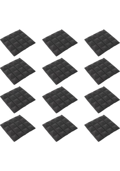 Kömür Akustik Köpük Fayans Ses Yalıtımı Köpük Panelleri Stüdyo Ses Dolgu 2 x 10 x 10 Inç (Siyah) (Yurt Dışından) modelleri