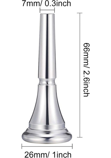 Fransız Boynuzlu Ağızlık Kiti 2 Pc Içerir Yetişkinler Için Fransız Boynuz Ağız Parçası Çocuklar ve Yeni Başlayanlar Müzik Enstrümanı-B (Yurt Dışından) fırsatları