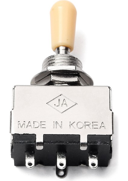 Les Paul Sg Için 3x Katı Düğme Mil Kutusu Stili 3 Yolu Pikap Seçici Geçiş Anahtarı Bej Tip (Yurt Dışından) fiyatları