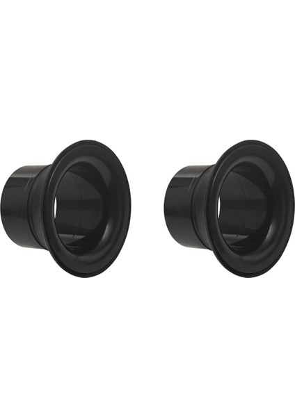 2x Bas Davul Arttırıcı Abs Kauçuk Bas Davul Tekme Arttırıcı Siyah Port Deliği Koruyucu Mikrofon Deliği Davul Kafası Siyah (Yurt Dışından)