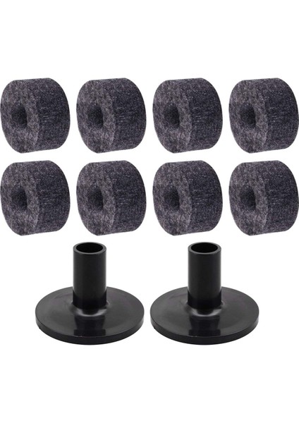 32PCS Zil Standı 25MM Keçe Yıkayıcı + 8pcs Zil Kolu Raf Davul Kiti Için Yedek (Yurt Dışından) fiyatları