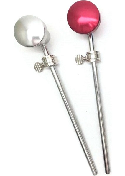 2x Alüminyum Alaşım Bas Drum Pedal Çırpıcı Kick Drum Ayak Pedalı Çırpıcı Perküsyon Enstrümanı Aksesuar Kırmızı (Yurt Dışından) fırsatları