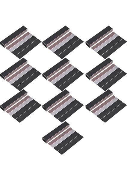 10X Gitar Perdesi Tesviye Dosyaları Bas Gitar Tesviye Satar Kirişi Luthier Tedarik Gitar Aracı Kiti ile 40 Grit Kağıt ile 150MM (Yurt Dışından)