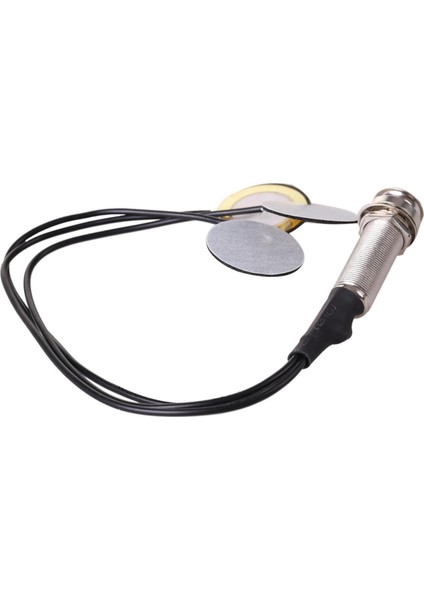 Piezo Kontakt Mikrofon 3 Dönüştürücü Pikaplar ve 21 Inç Tel Uzunluğu 1/4 Inç Çıkış Jakı 2&#39 De 1 Piezo Pikap Diski (Yurt Dışından) fırsatları