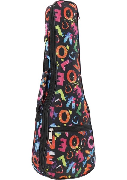 21 Inç Taşınabilir Ukulele Çantası 10MM Sünger Yumuşak Kasa Konseri Ukulele Mini Gitar Su Geçirmez Sırt Çantası Çok Renkli C (Yurt Dışından)