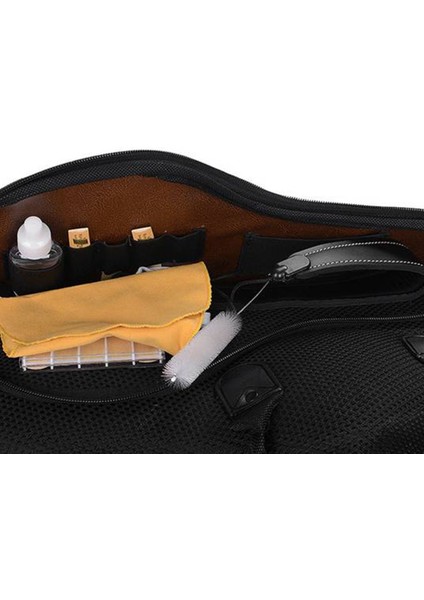 Suya Dayanıklı Pu Timsah Deseni Alto Saksafon Büyük Çanta Kutusu Saksafon Yumuşak Kasa Ayarlanabilir Omuz Kayış-Siyah Renk (Yurt Dışından) indirimleri