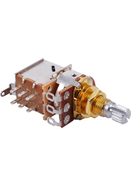 6x Gitar Kapları 500K Kısa Bölünmüş Şaft Ses Konik Push/çekme Potansiyometresi (Yurt Dışından) fırsatları