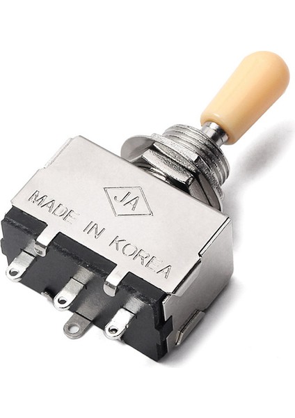 Les Paul Sg Için 4x Katı Düğme Şaft Kutusu Stili 3 Yolu Pikap Seçici Geçiş Anahtarı Bej Tip (Yurt Dışından) modelleri