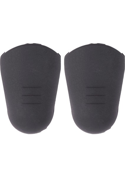 2x Kauçuk Klarnet Saksafon Ağızlık Kapağı Koruyun Narin Ucu Siyah (Yurt Dışından)