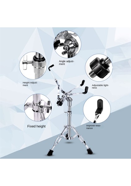 2x Trampet Standı Konser Trampeti Davul Standı Ayarlanabilir Trampet Standı 8 Inç-14 Inç Davullar Için Çift Destek (Yurt Dışından) fiyatları
