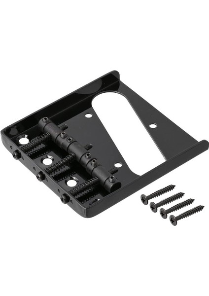3 Saddle Ashtray Köprüsü Telecaster Tele Tele Elektro Gitar (Siyah) (Yurt Dışından)