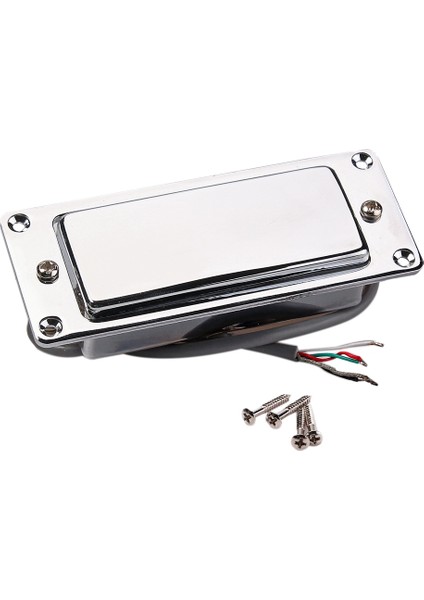 Chrome Silver Mini Lp Gitar Humbucker Pikap Mühürlü Müzik Onarım Parçaları (Yurt Dışından)