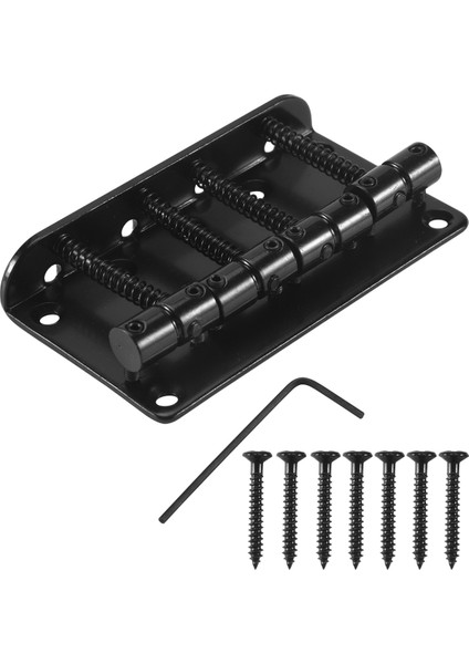 4 String Vintage Style Bas Hardtail Köprüsü Hassas Caz Bas Üst Yük Yükseltme Siyah (Yurt Dışından) fiyatları