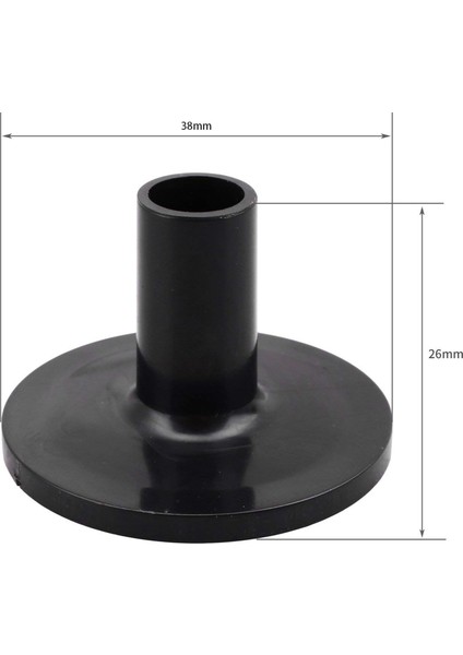 16PCS Zil Kolları 8pcs 38X26MM Siyah Davul Zil Kolları Raf Davul Seti Için Yedek (Yurt Dışından) fiyatları