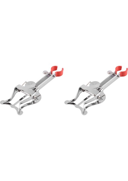 2x Trompet Lir Yürüyüş Taşınabilir Müzik Sayfası Klips Metal Kelepçesi Kauçuk Pad Müzik Stand Aksesuarları (Yurt Dışından)