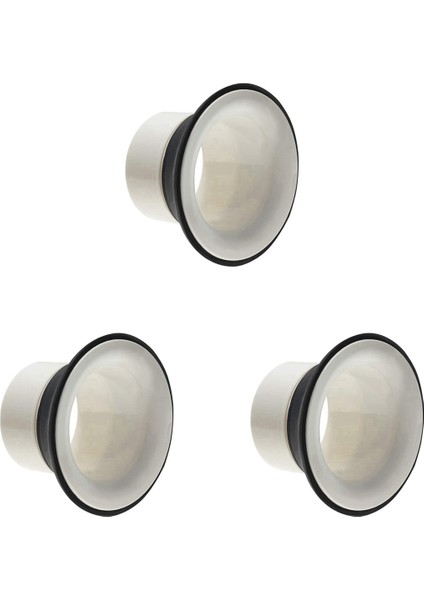 Siyah Bağlantı Noktası Deliği Koruyucusu Mikrofon Deliği Davul Kafası Beyaz (Yurt Dışından)